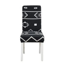 GobekUsa Geometric Stretch Chair Cover Slipcovers | Elastic Seat Case