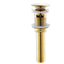 GobekUsa Gold Brass Basin Faucet Cold Hot Water Mixer Sink Tap Deck Mount