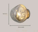 GobekUsa Lava Glass Wall Lamp: Nordic Design for Home Decor, Living Room, Bedroom