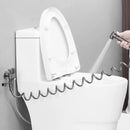 GobekUsa Brass Bidet Faucet Set with High Pressure Spray Gun - Gray