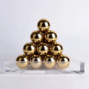 GobekUsa Geometric Gold Tower Set for Stylish Home Decor