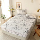 GobekUsa Golden Feather Fitted Sheet Set: 120/150/180Cm + 2 Pillowcases