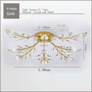 GobekUsa Crystal Ceiling Chandelier LED Fixture Lights for Living Room Bedroom by Samsarah Lighting