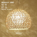 GobekUsa Hand Woven Rattan Pendant Lights Chandelier Bamboo Modern Living Room Decor