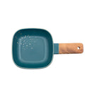 GobekUsa Ceramic Wood Handle Bowl: Nordic Style Salad & Noodle Tableware