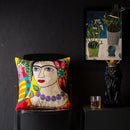 GobekUsa Christmas Picasso Style Abstract Cushion Cover for Living Room Sofa and Bed