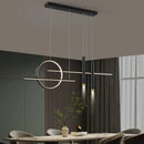 GobekUsa Black LED Chandelier Pendant Light for Home Dining Kitchen Bar.