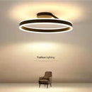 GobekUsa LED Ceiling Chandelier Dimmable for Bedroom Living Room Dining Minimalist Pendant Lighting
