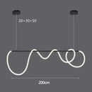 GobekUsa Gold Minimalist LED Pendant Lights for Kitchen Dining Room