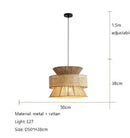 GobekUsa Handmade Hemp Rope Chandelier Pendant Light for Restaurant and Cafe