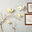 GobekUsa Flying Bird Ceramic Wall Ornament Simulation Room Decoration Indoor Accent