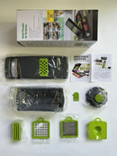 GobekUsa 3-in-1 Vegetable Slicer Cutter Grater with Basket - Kitchen Essential