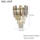 GobekUsa Crystal Ceiling Chandelier for Modern Living Room Decor
