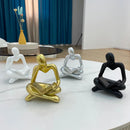GobekUsa Abstract Resin Book Figurines for Home Office Decor