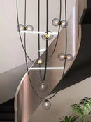 GobekUsa Leather Chandeliers 2023 LED Minimalist Home Decor Lighting for Living Room