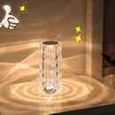 GobekUsa Crystal LED Night Light, USB Rechargeable Ambient Lamp for Room Decor