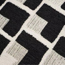GobekUsa Geometric Texture Black Gold Cushion Cover for Elegant Living Room Decor
