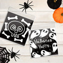 GobekUsa Halloween Biscuits Packaging Bags 100PCS - Kitchen Pastry Decoration Essentials