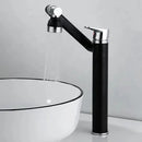 GobekUsa Gold Multifunction Bathroom Sink Faucet Hot Cold Water Mixer Deck Mounted