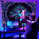 GobekUsa Galaxy Tree of Life Tapestry for Aesthetic Bedroom Decor