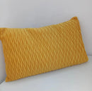 GobekUsa Houndstooth Cushion Cover 30x50cm Black and White Bow Waist Pillow Case