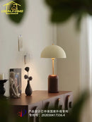 GobekUsa French Medieval Solid Wood LED Table Lamp for Bedroom, Living Room