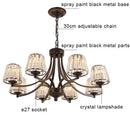 GobekUsa Crystal Chandelier Ceiling Lights for Modern Living Spaces