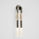 GobekUsa Designer Tassel U-Shaped Wall Lamp - Gold/Silver/Black Metal - Hotel Living Corridor