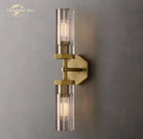 GobekUsa Crystal Hexagonal Sconce: Modern Wall Lamp for Bathroom, Living Room, Bedroom