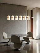 GobekUsa Art Deco White Acrylic Chandeliers: Elegant Indoor Living Room Lamps