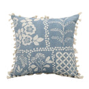 GobekUsa Blue Geometric Tufted Long Waist Pillowcase Set, 30x100cm