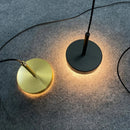 Nordic Minimalist Black Brass Pendant Light