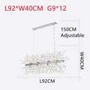 GobekUsa Dandelion Chandelier LED Pendant Lamp for Dining Room Bedroom Shops