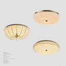 GobekUsa Crystal Dimmable LED Ceiling Light for Modern Bedroom Decor