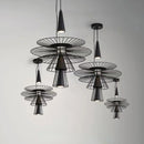 GobekUsa Iron Art Dinning Room Pendant Light in Black/Gold - Modern Nordic LED Fixture