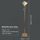 GobekUsa Butterfly Floor Lamp: Luxury Iron Art Decorative Lighting for Home Living Room