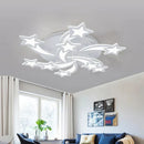 GobekUsa LED Acrylic Chandelier with Remote for Bedroom Dining Living Room Lighting