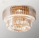 GobekUsa Elliana Crystal LED Flushmount Ceiling Light