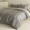 GobekUsa Cotton Embroidery Bedding Set, 4Pcs Duvet Cover Kit for Double Bed