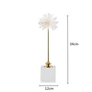 GobekUsa Crystal Agate Handmade White Flower Home Decor Figurine