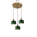 GobekUsa Green Glass LED Pendant Lights for Indoor Lighting in Home, Living Room, Bar & Coffee