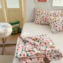 GobekUsa Cartoon Patchwork Summer Cooling Blanket Lightweight Air Condition Comforter