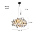 GobekUsa Clizia LED Chandelier - New Design Acrylic Suspended Bedroom Cafe Lights