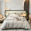 GobekUsa Cotton Embroidery Bed Linens Set: Full-Queen-King Size, Sheet, Duvet Cover, Pillowcase