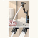 GobekUsa LED Basin Faucet 360 Rotation Stream Sprayer Hot Cold Water Sink Mixer
