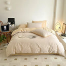 GobekUsa Cotton Queen Bedding Set: Duvet Cover, Sheets, Quilt Cover, Pillow Covers -Soft & Comfortable