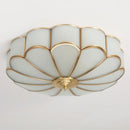 GobekUsa Brass Ceiling Lamp: Modern Nordic Light Luxury LED Fixture for Home Bedroom