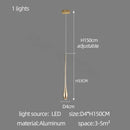 GobekUsa Gold LED Chandelier for Duplex Villa Living Room and Staircase