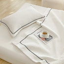 GobekUsa Korean Style Bubble Yarn Quilted Summer Comforter Set