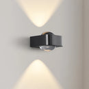 GobekUsa Copper Bedroom Wall Lamp, Modern LED Double Head Spotlights, Luxury Living Room Sconce
